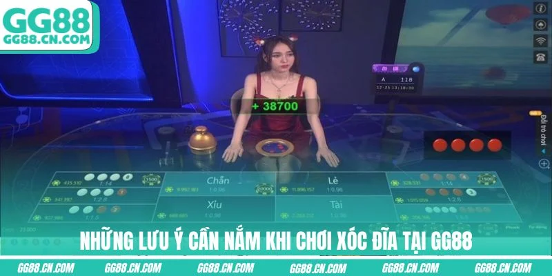 Những lưu ý cần nắm khi chơi xóc đĩa tại GG88