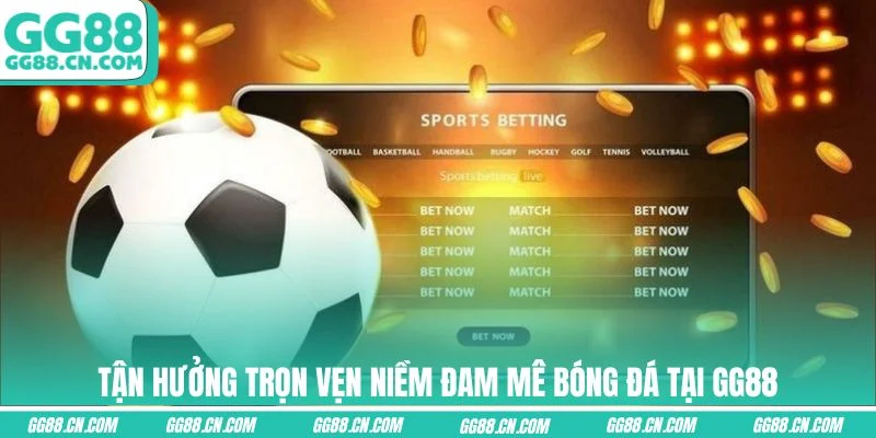 Tận hưởng trọn vẹn niềm đam mê bóng đá tại GG88